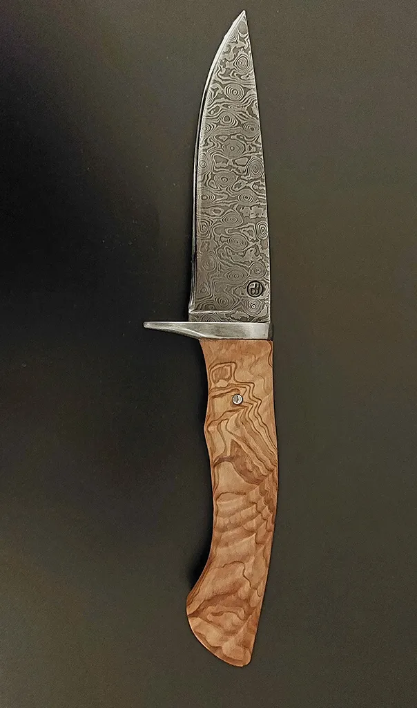 Couteau trappeur damas